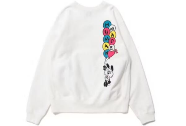 Human Made x Verdy Vick Crewneck Sweatshirt White