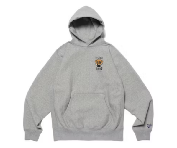 Human Made x Victor Victor Grey Hoodie