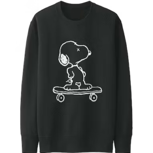 KAWS x Uniqlo x Peanuts Snoopy Skateboarding Sweatshirt